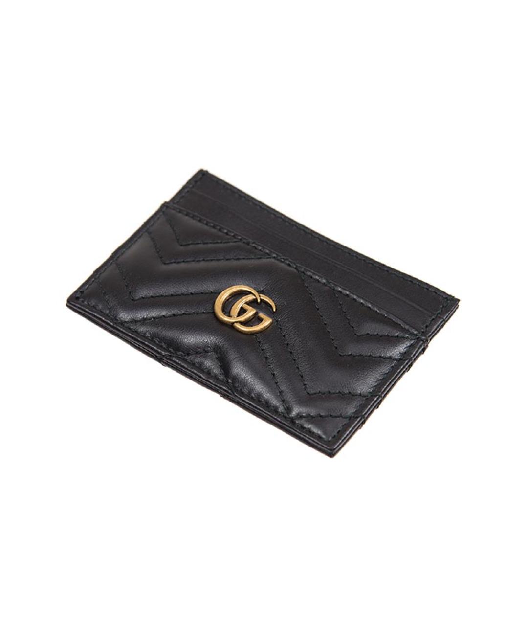 GUCCI Черный кожаный кардхолдер, фото 4