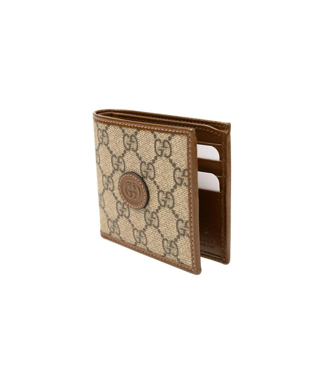 GUCCI Бежевый кошелек, фото 3