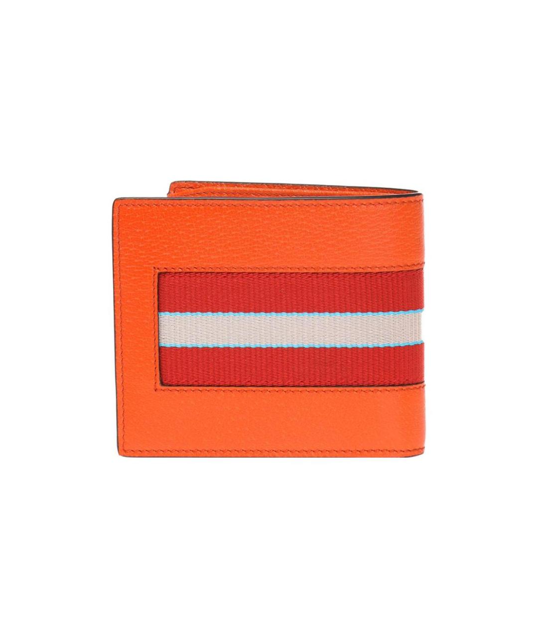 GUCCI Оранжевый кожаный кошелек, фото 6