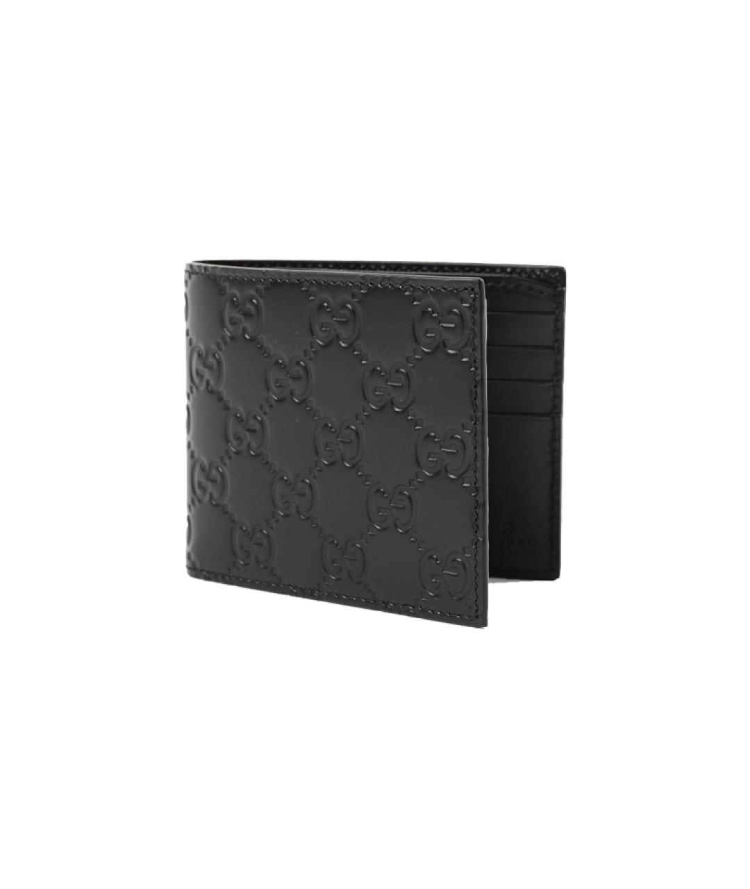 GUCCI Черный кожаный кошелек, фото 2