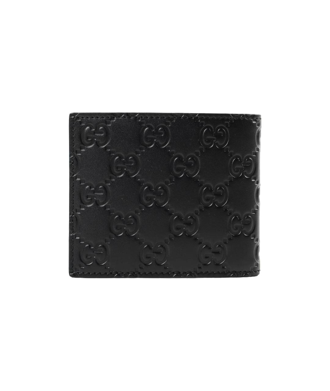 GUCCI Черный кожаный кошелек, фото 3