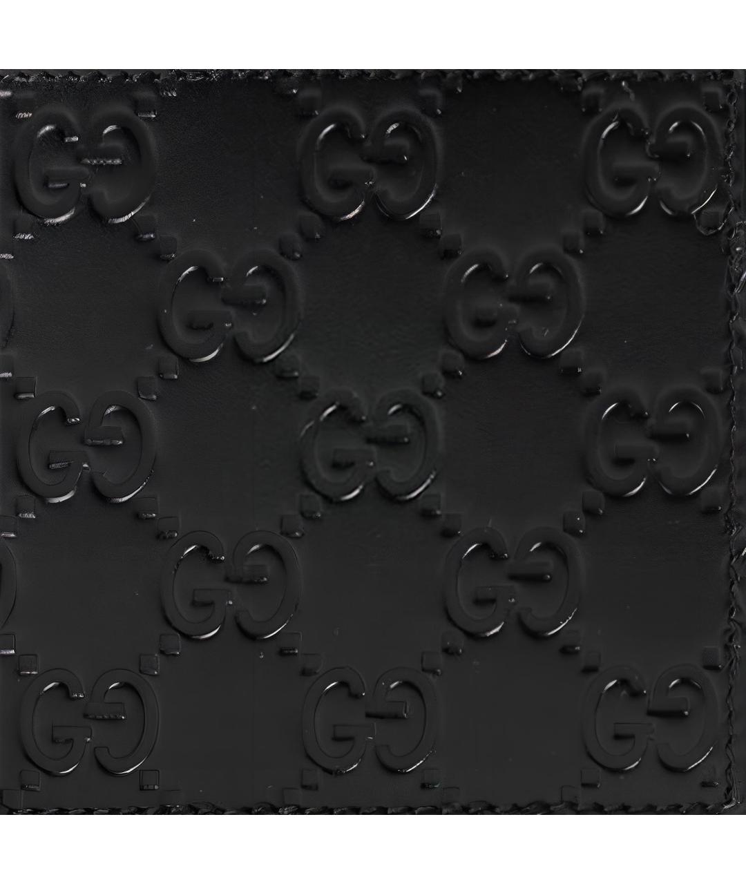 GUCCI Черный кожаный кошелек, фото 5