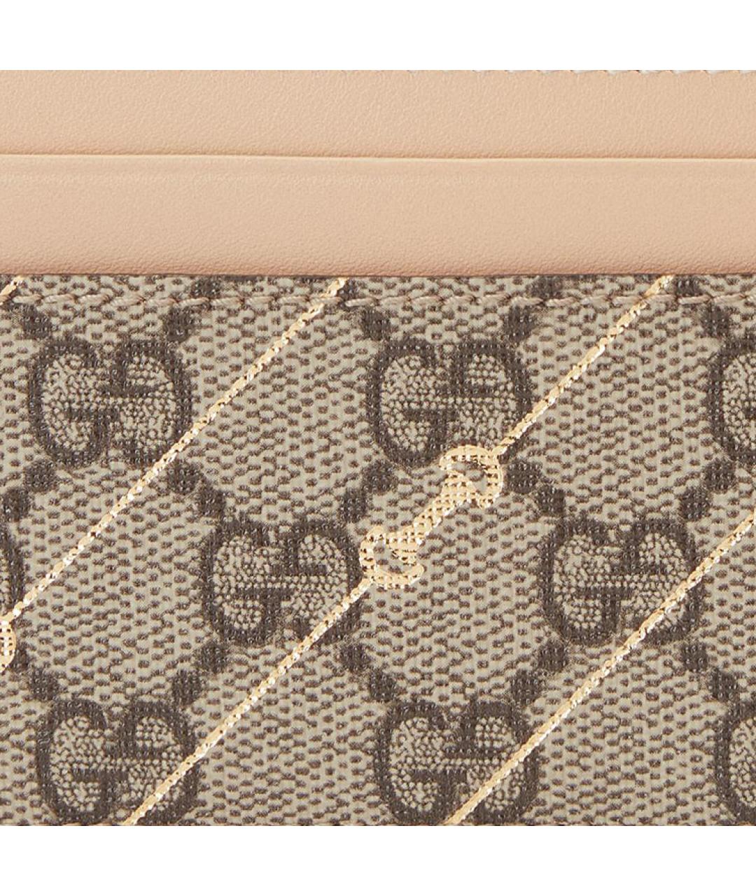 GUCCI Бежевый кардхолдер, фото 5
