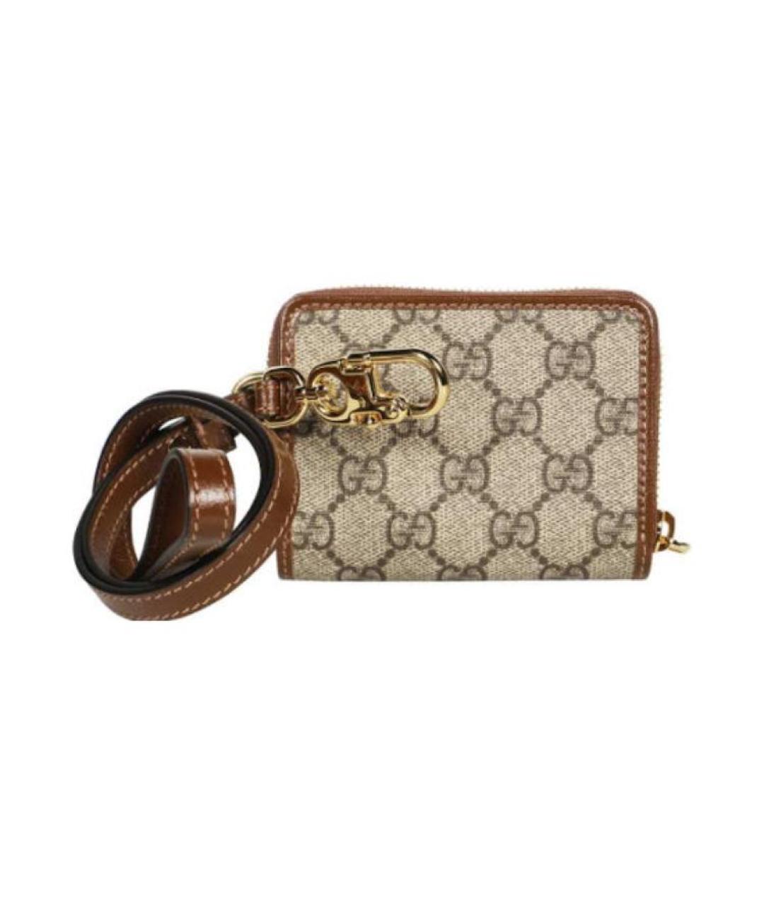 GUCCI Бежевый кошелек, фото 2