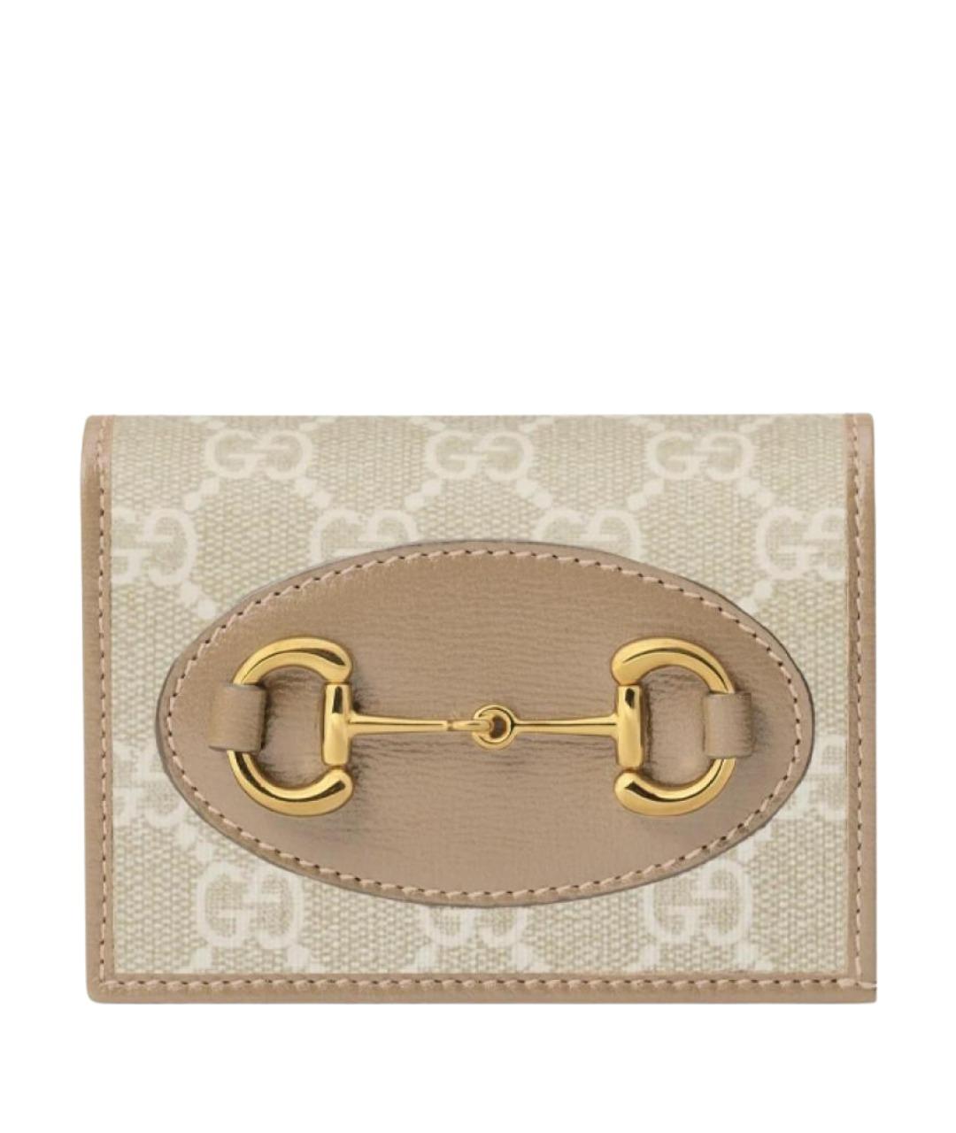 GUCCI Бежевый кошелек, фото 1