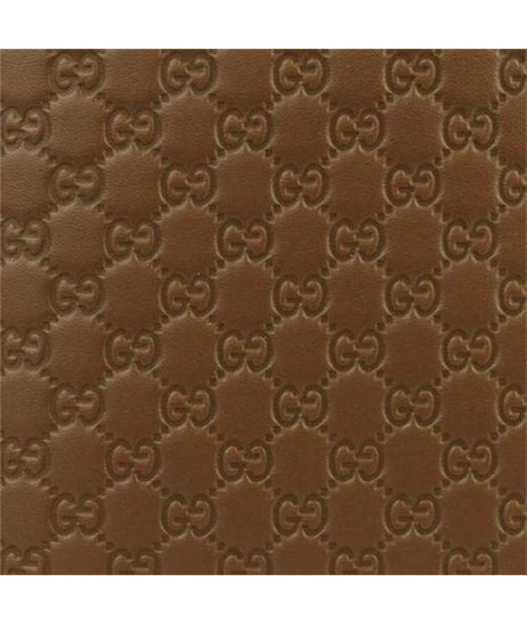 GUCCI Коричневый кожаный кошелек, фото 4