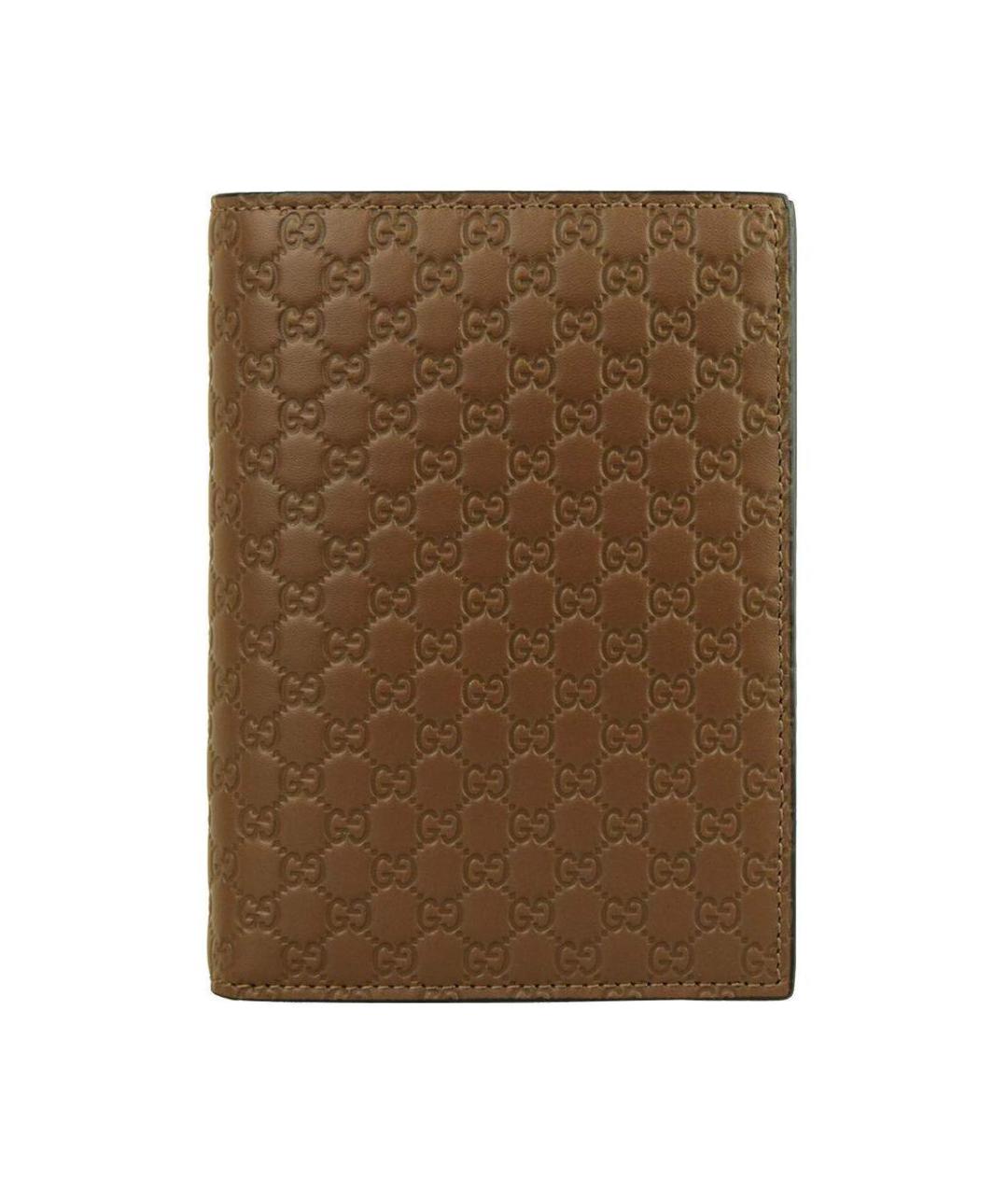 GUCCI Коричневый кожаный кошелек, фото 1