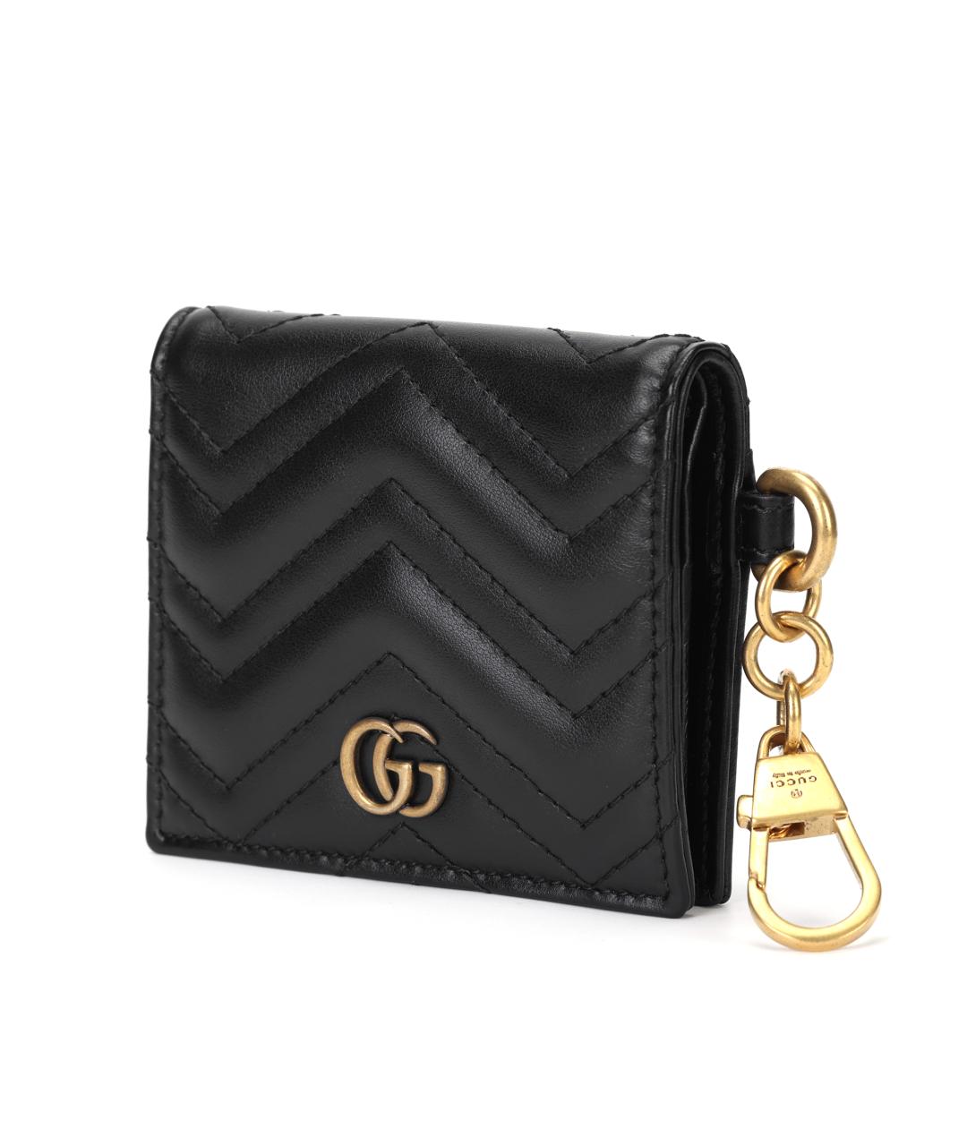 GUCCI Черный кожаный кошелек, фото 3