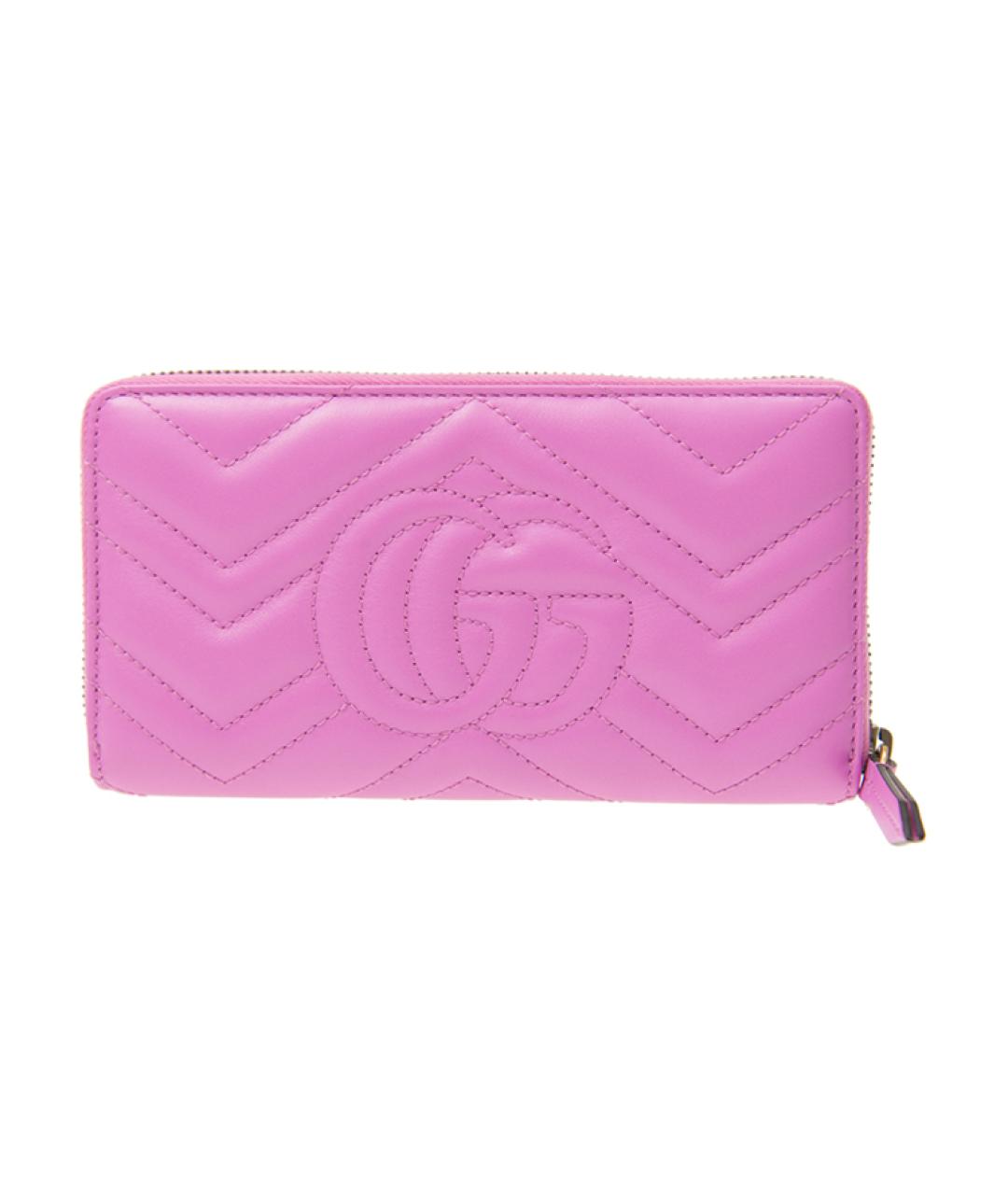 GUCCI Фиолетовый кожаный кошелек, фото 4