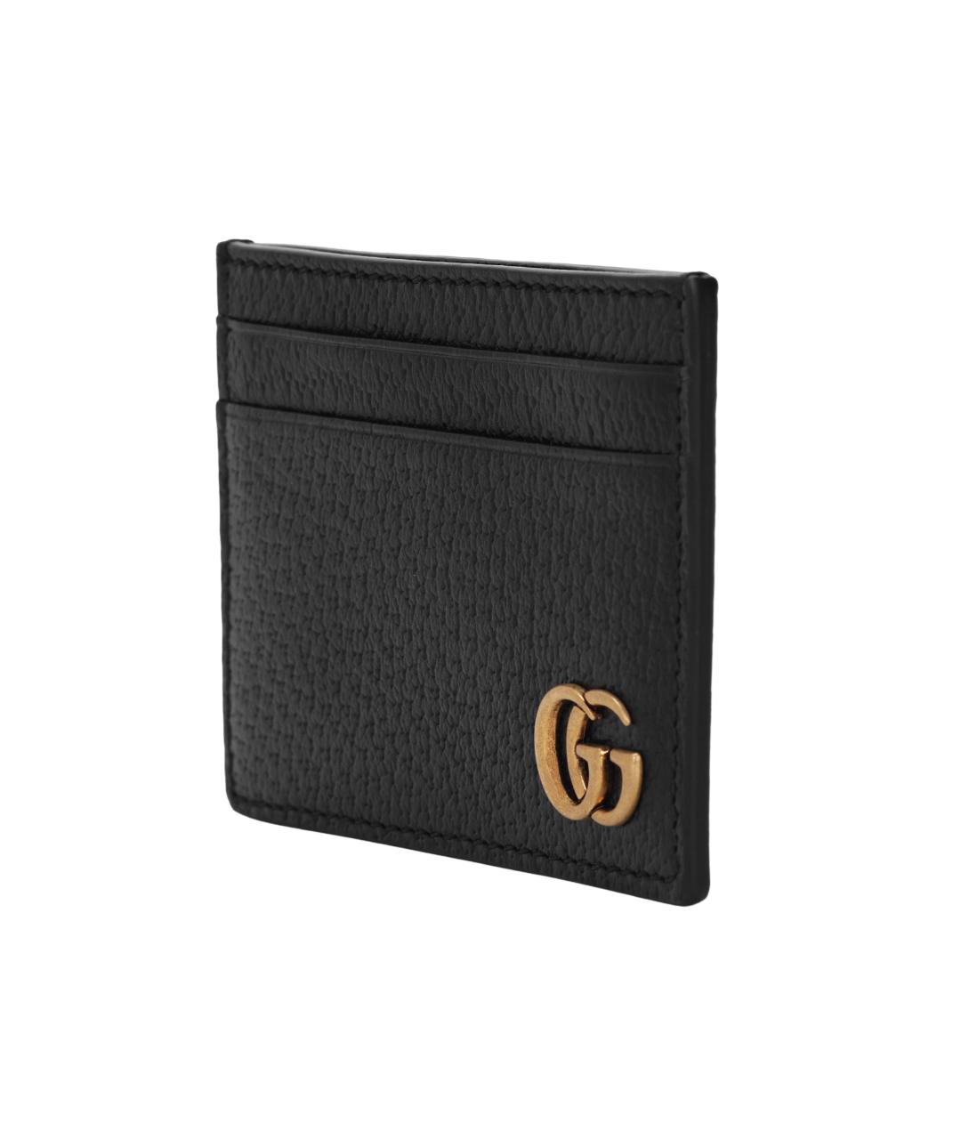 GUCCI Черный кожаный кардхолдер, фото 3
