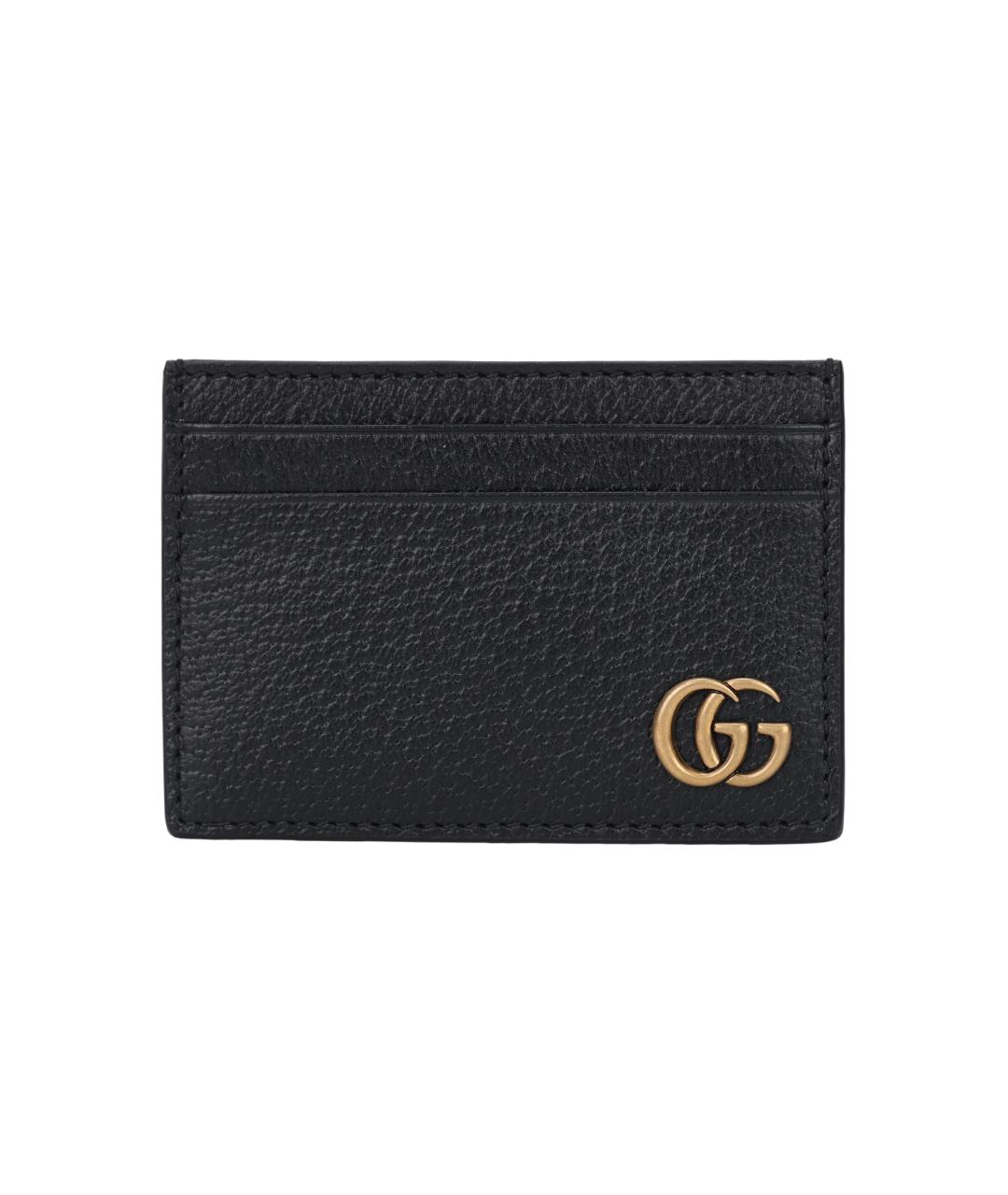 GUCCI Черный кожаный кардхолдер, фото 2