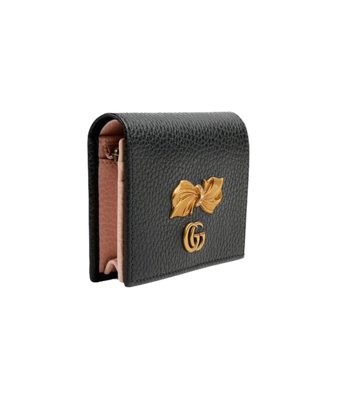 GUCCI Черный кожаный кардхолдер, фото 2