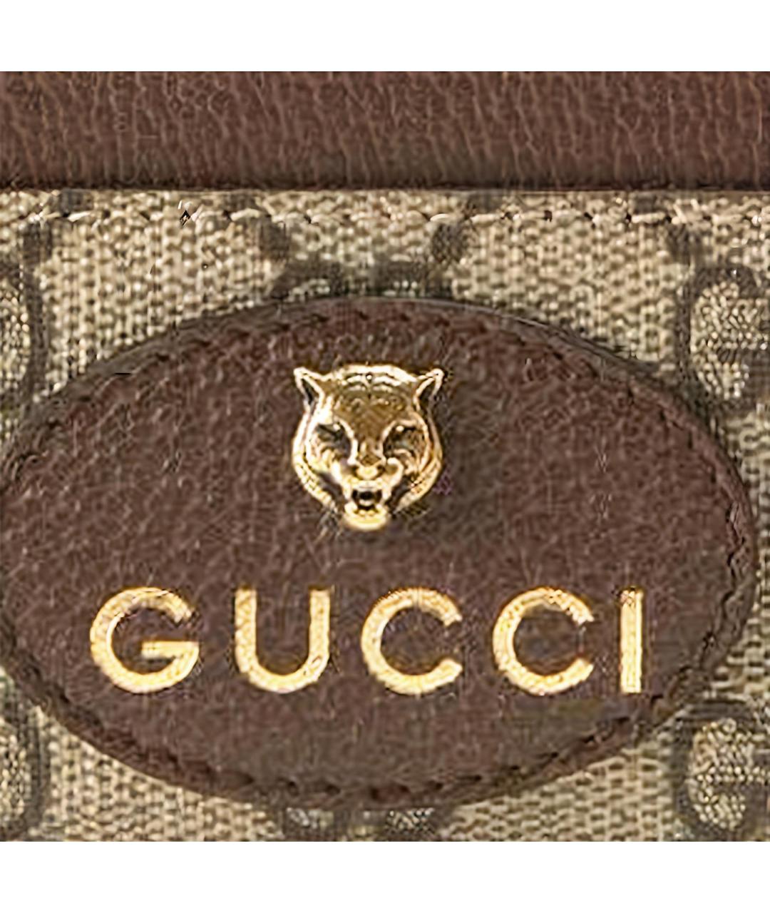GUCCI Коричневый кардхолдер, фото 5