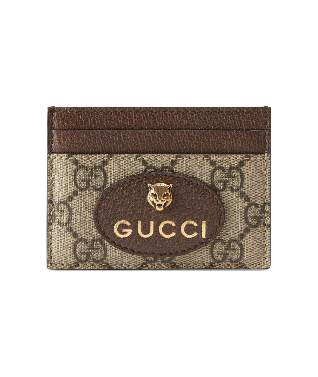 GUCCI Коричневый кардхолдер, фото 1