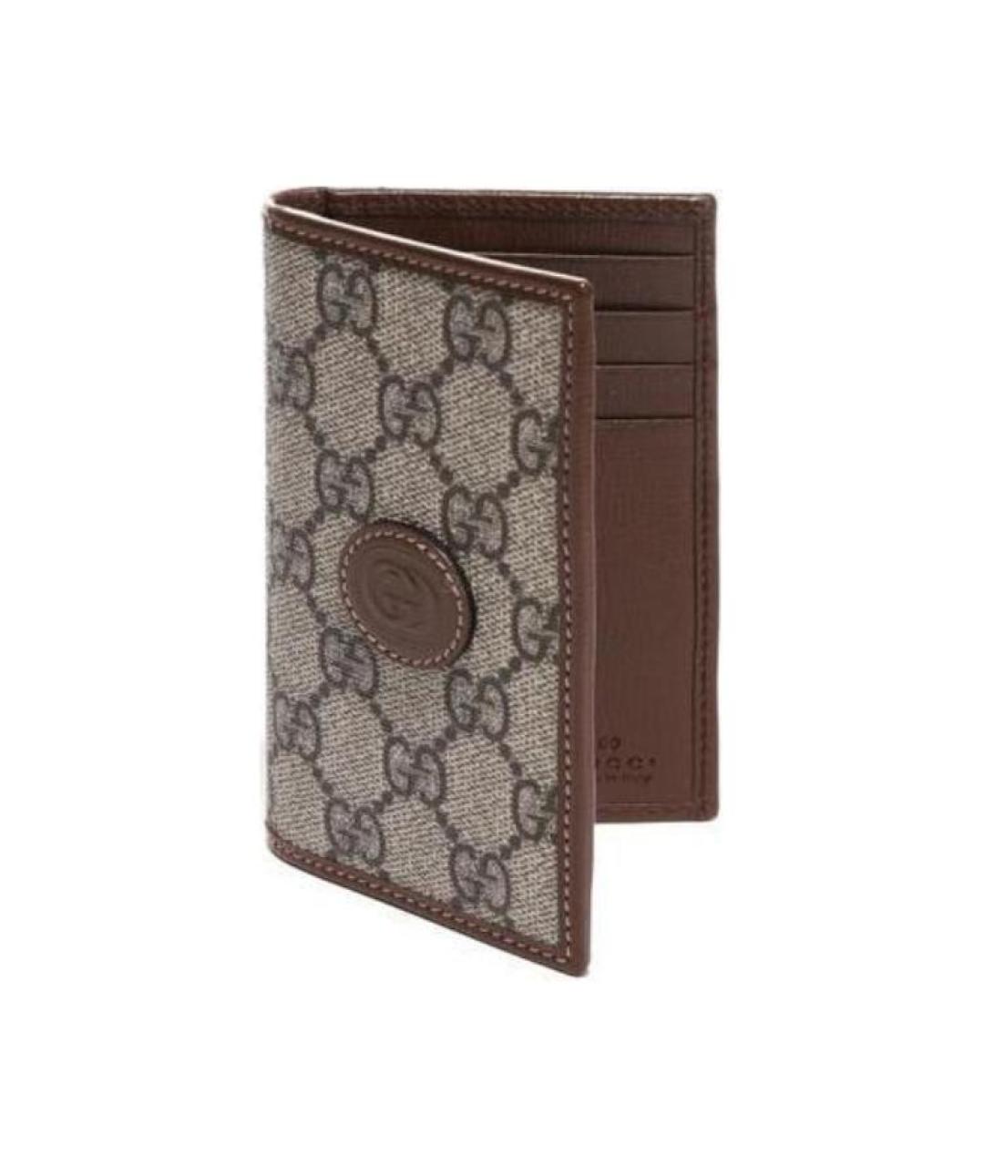 GUCCI Бежевый кардхолдер, фото 1
