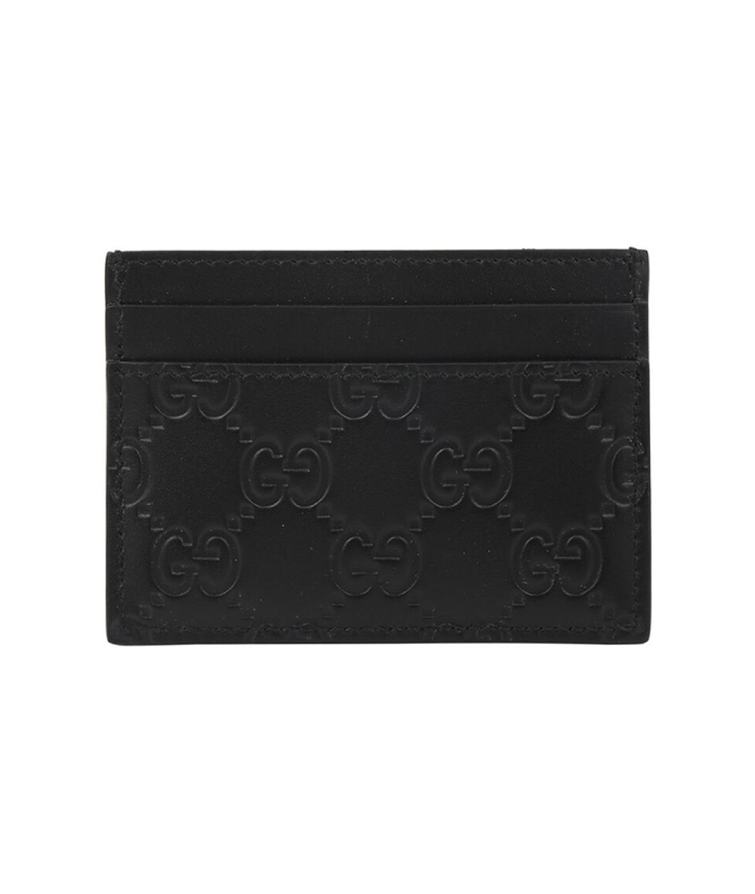 GUCCI Черный кожаный кардхолдер, фото 2
