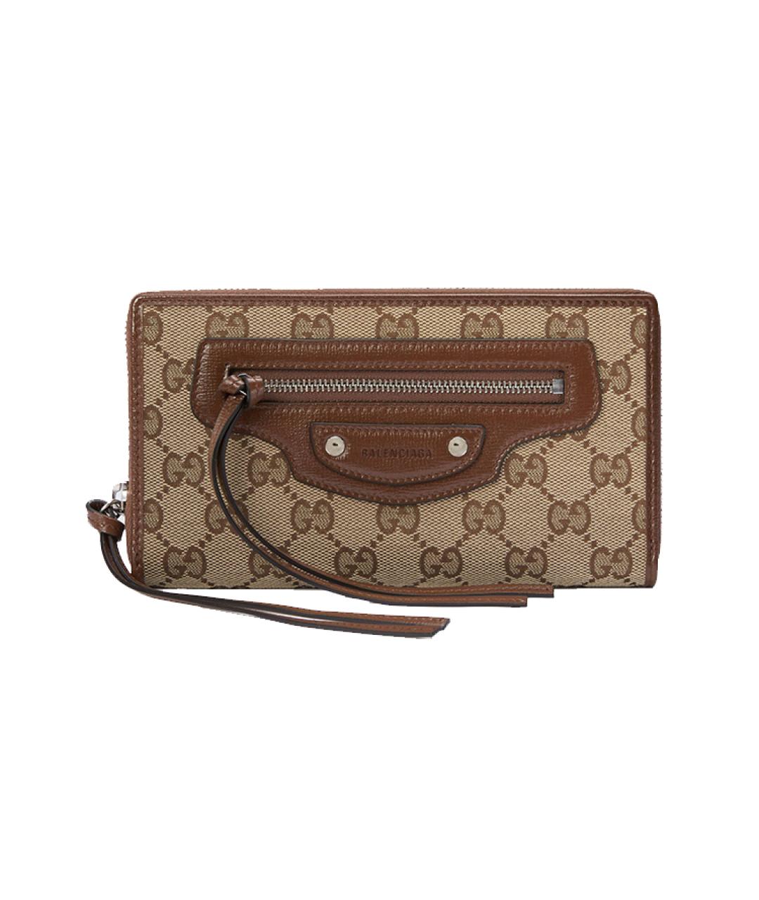 GUCCI Коричневый кошелек, фото 1