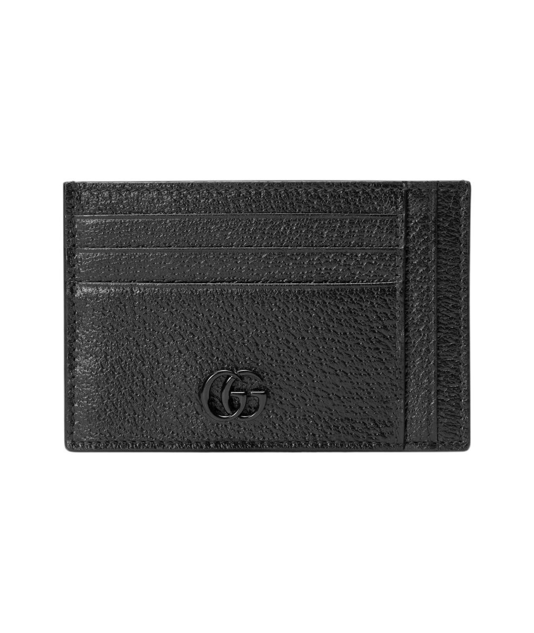 GUCCI Черный кожаный кардхолдер, фото 1