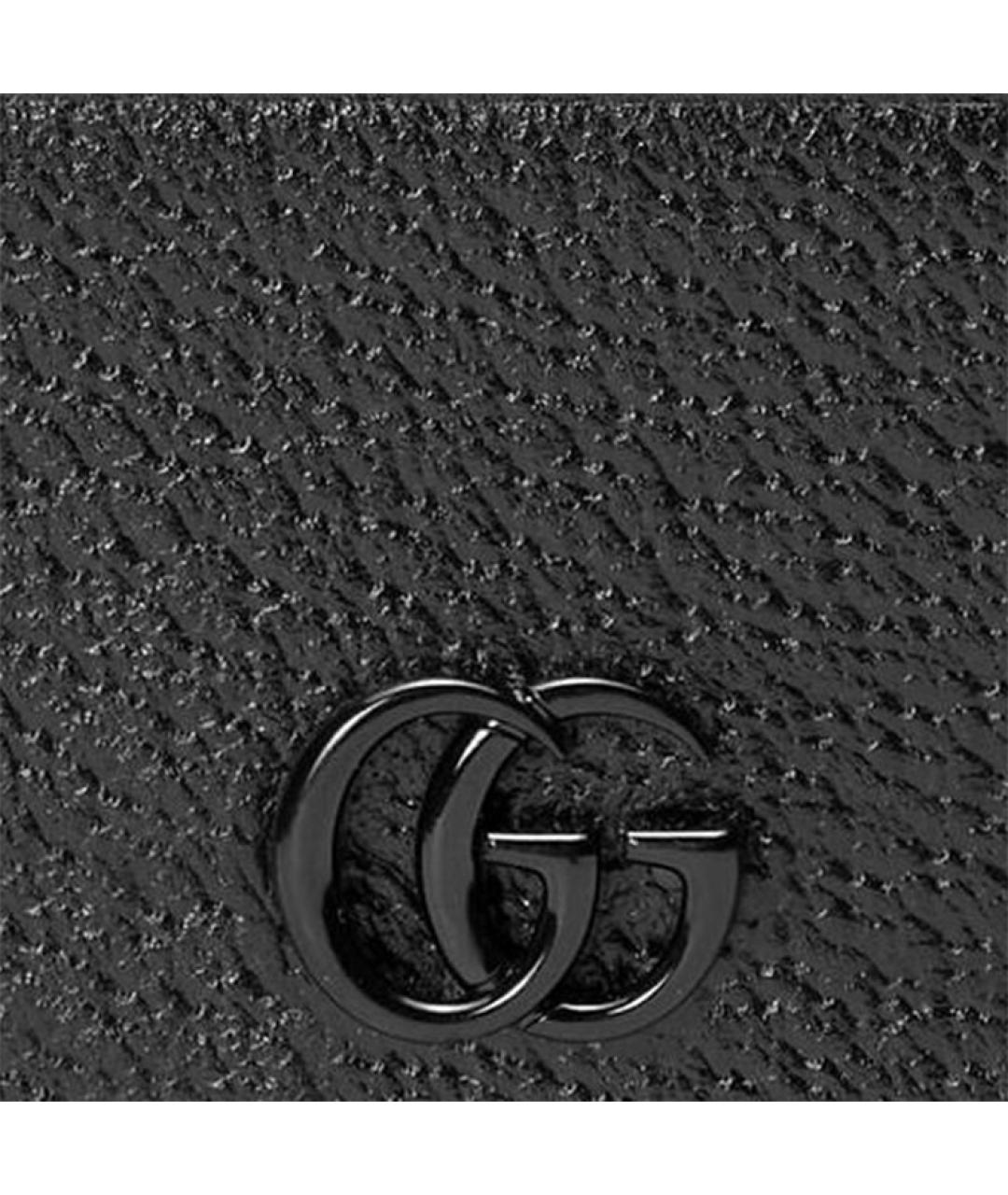 GUCCI Черный кожаный кардхолдер, фото 5