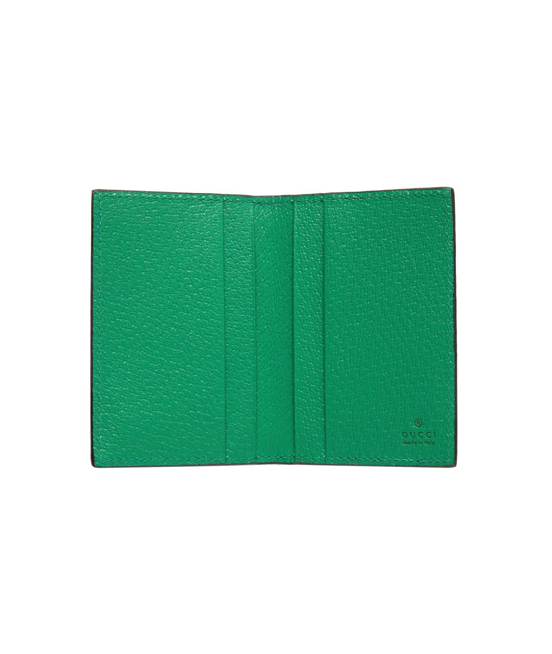 GUCCI Черный кожаный кардхолдер, фото 4