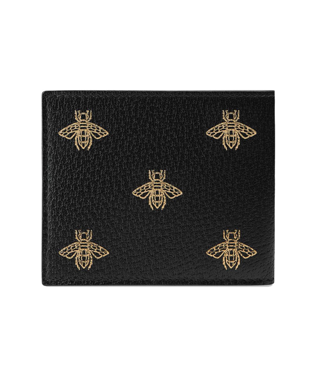 GUCCI Черный кожаный кошелек, фото 1