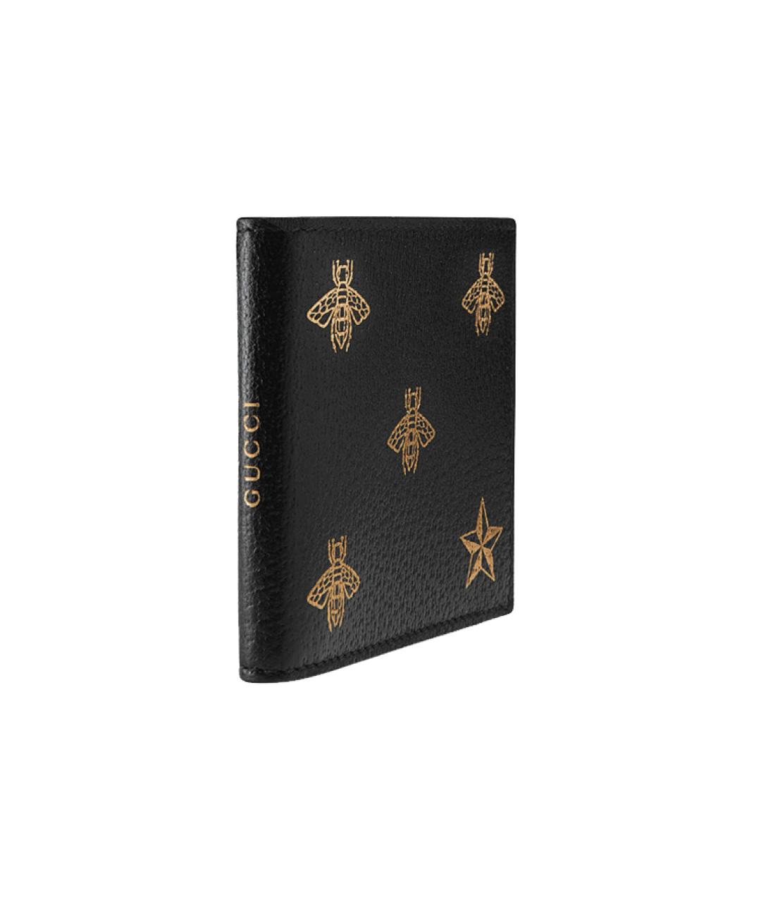 GUCCI Черный кожаный кошелек, фото 3