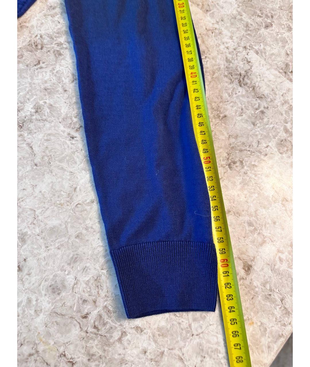 KITON Синий кашемировый кардиган, фото 7