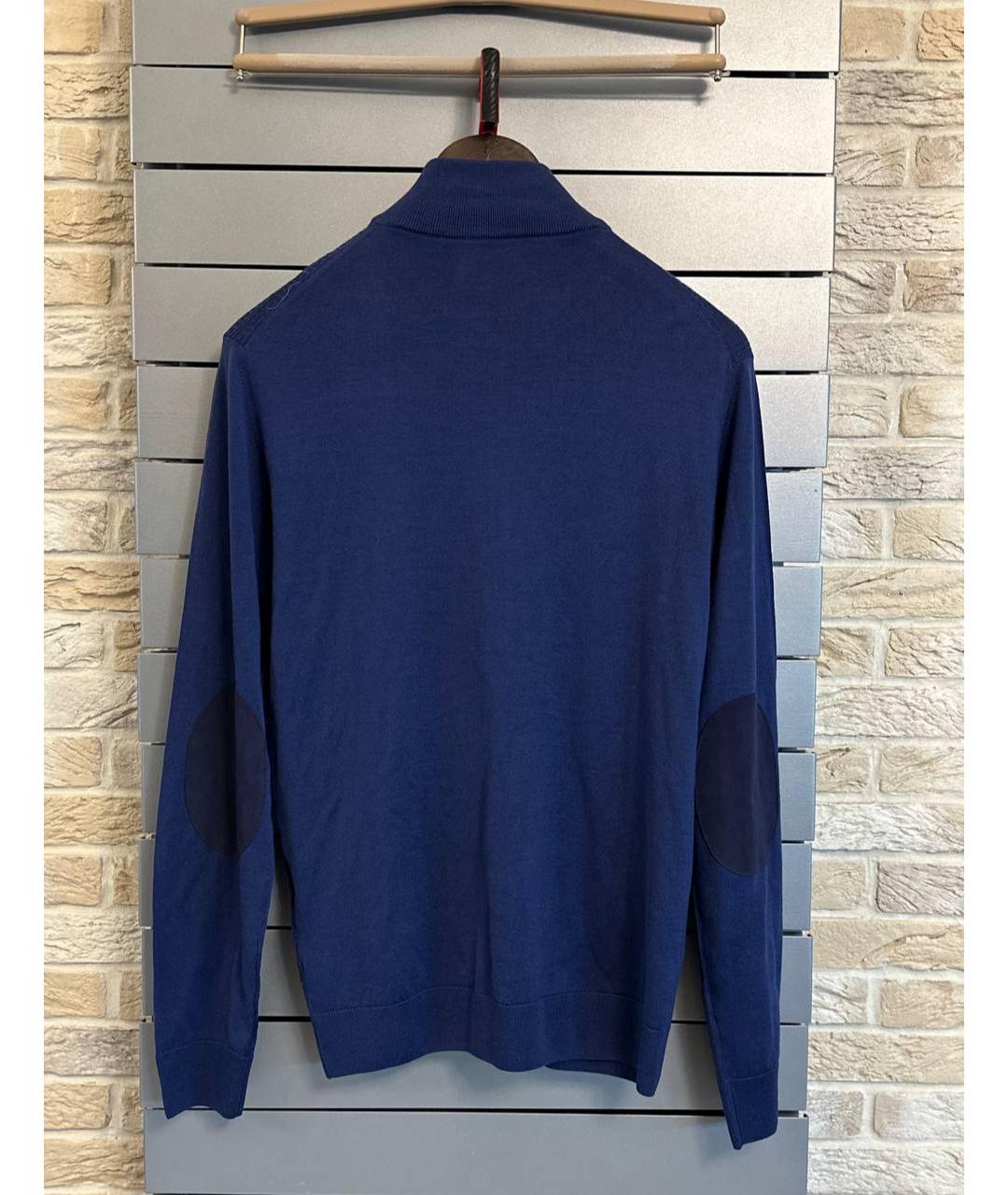 KITON Синий кашемировый кардиган, фото 2