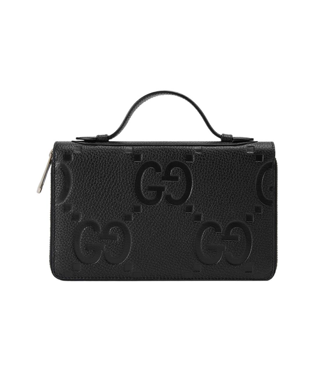 GUCCI Черный кожаный кошелек, фото 3