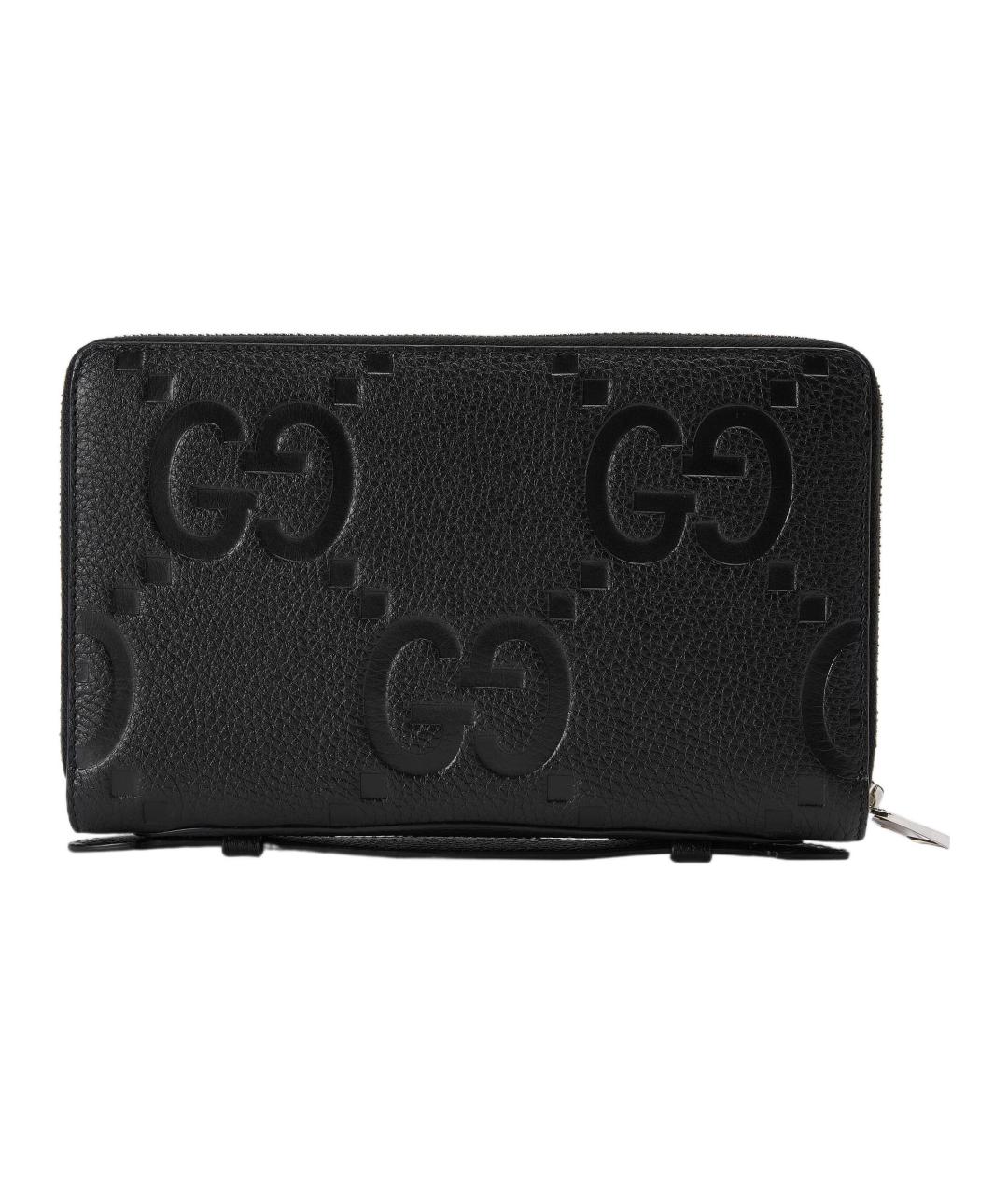 GUCCI Черный кожаный кошелек, фото 6