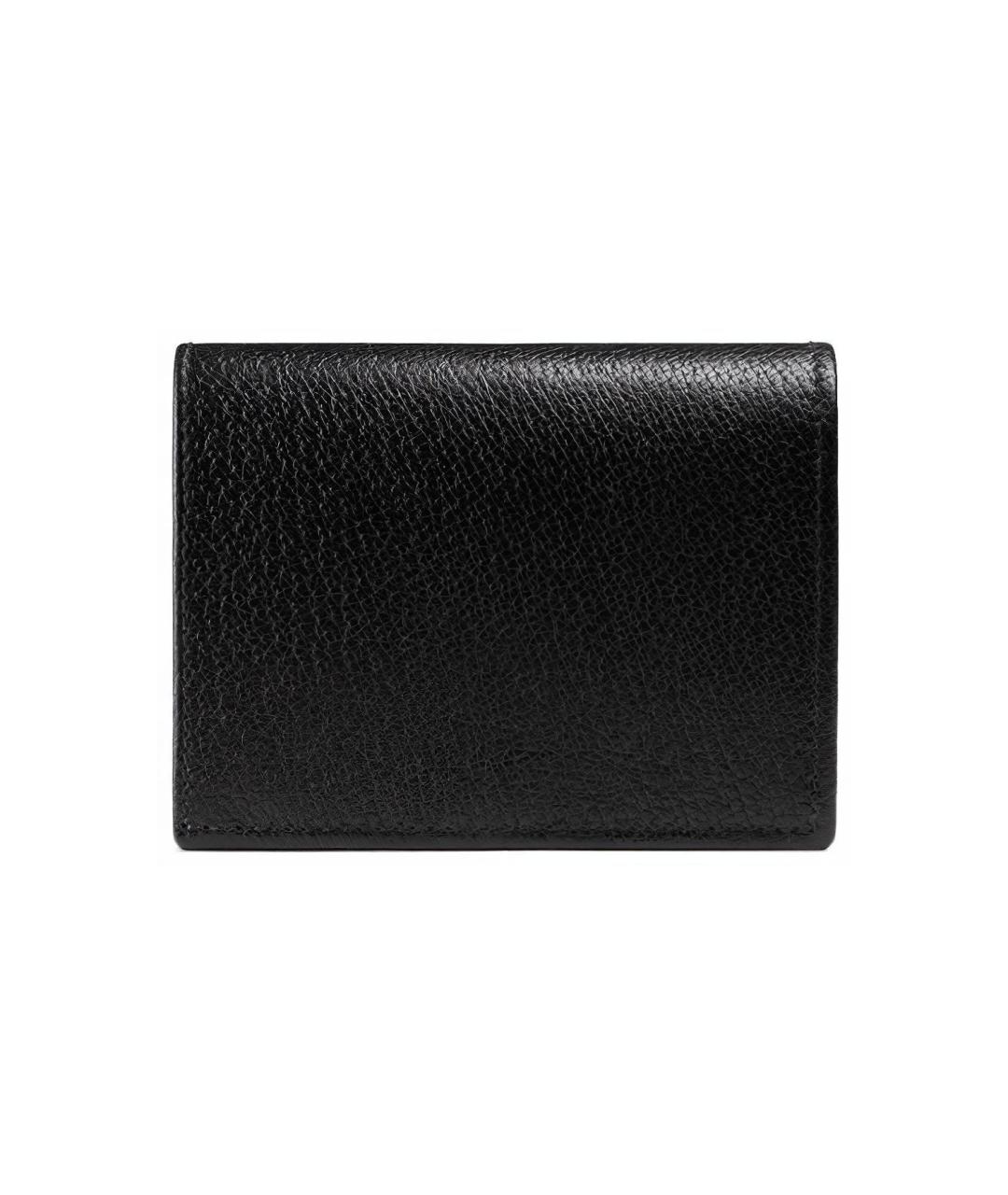 GUCCI Черный кожаный кошелек, фото 6