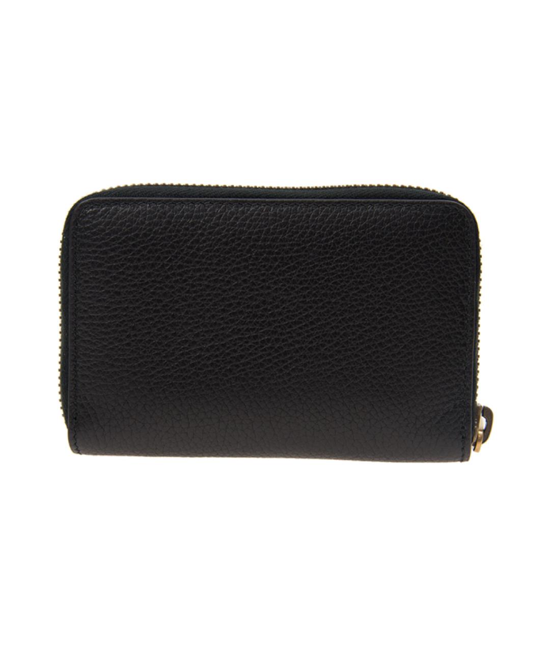 GUCCI Черный кожаный кошелек, фото 3