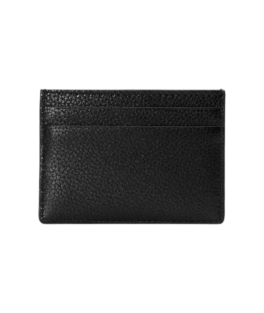 GUCCI Черный кожаный кардхолдер, фото 2