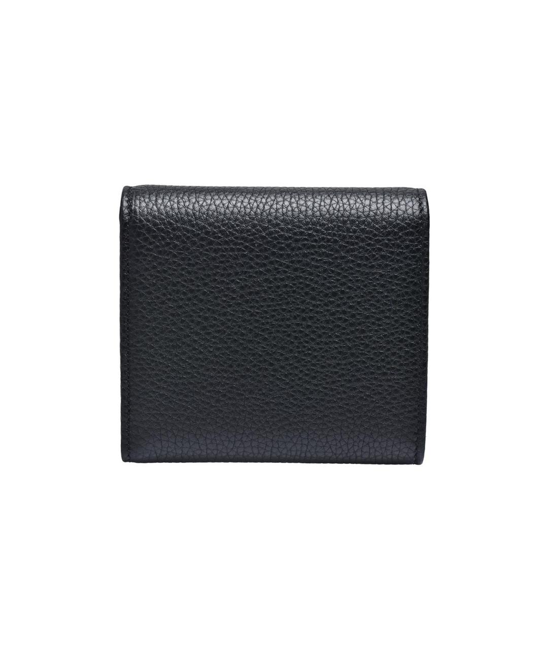 GUCCI Черный кожаный кошелек, фото 3