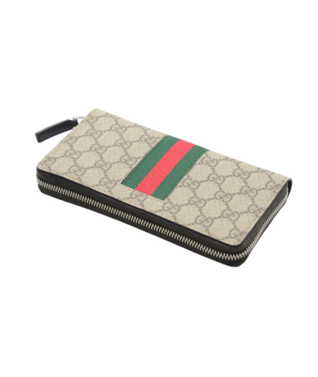 GUCCI Бежевый кошелек, фото 4