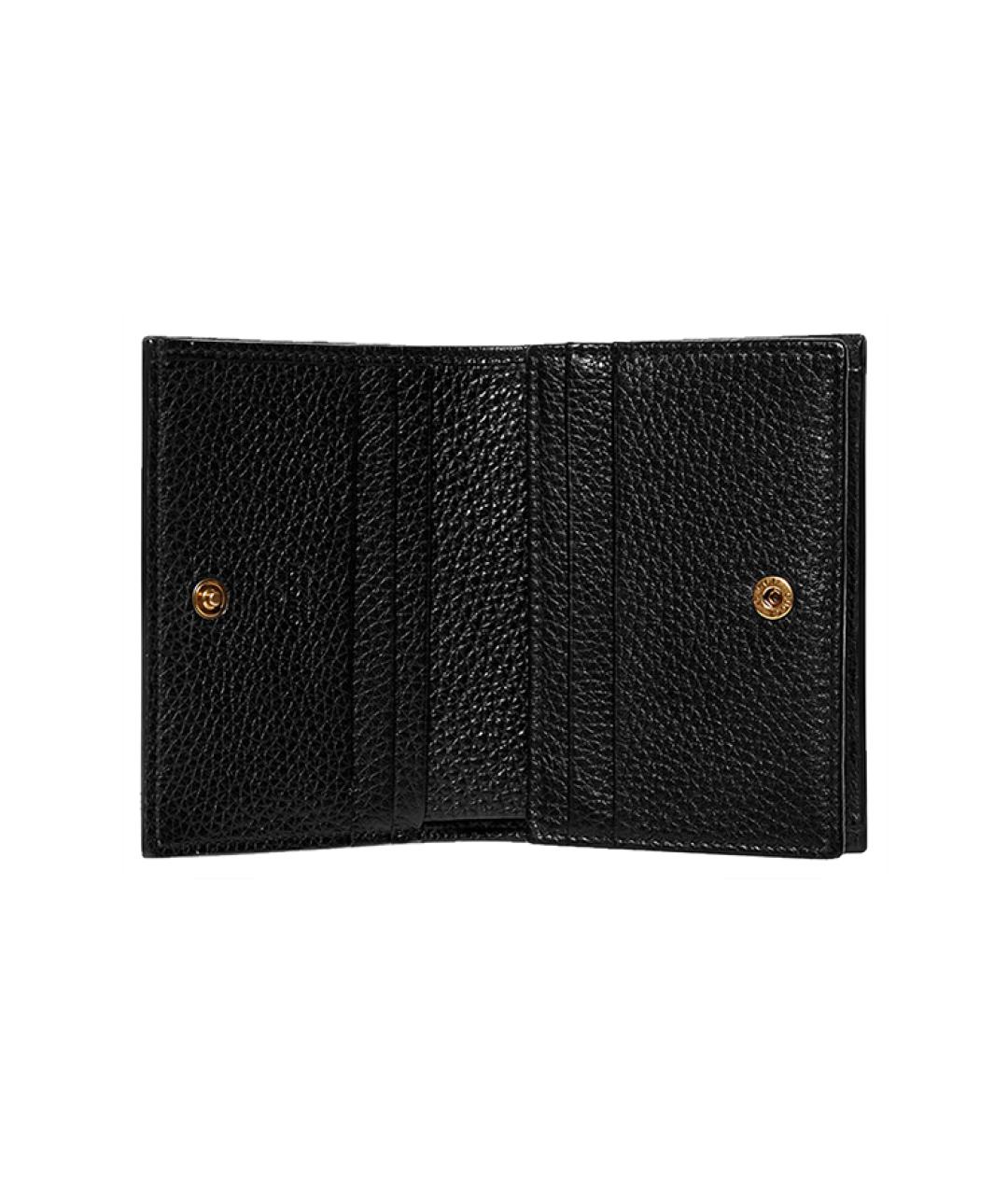 GUCCI Черный кожаный кардхолдер, фото 3