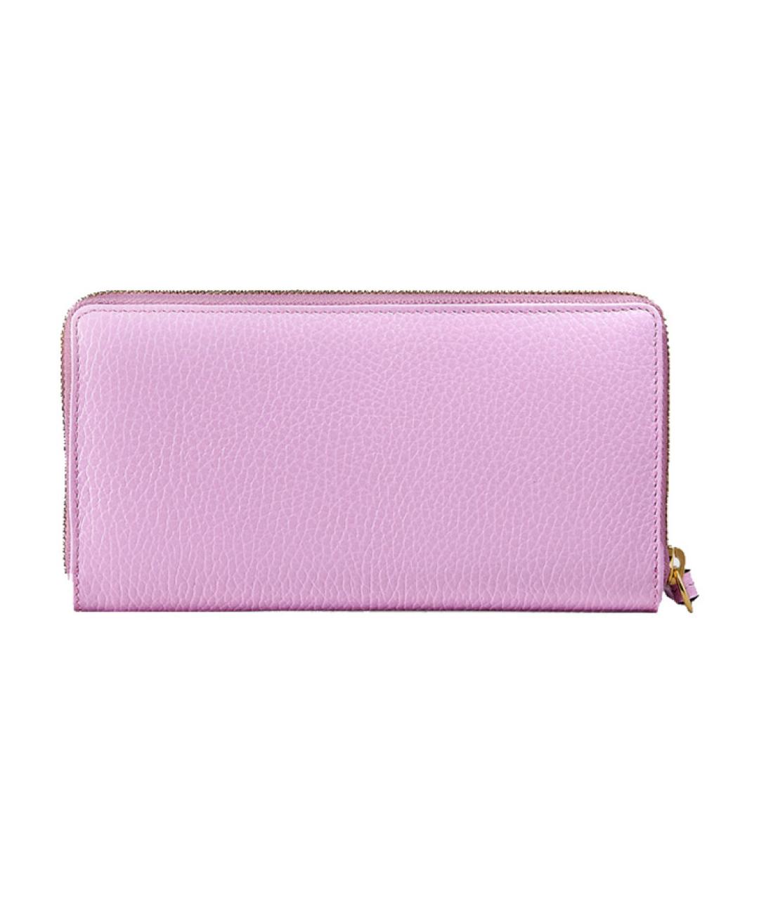 GUCCI Фиолетовый кожаный кошелек, фото 2