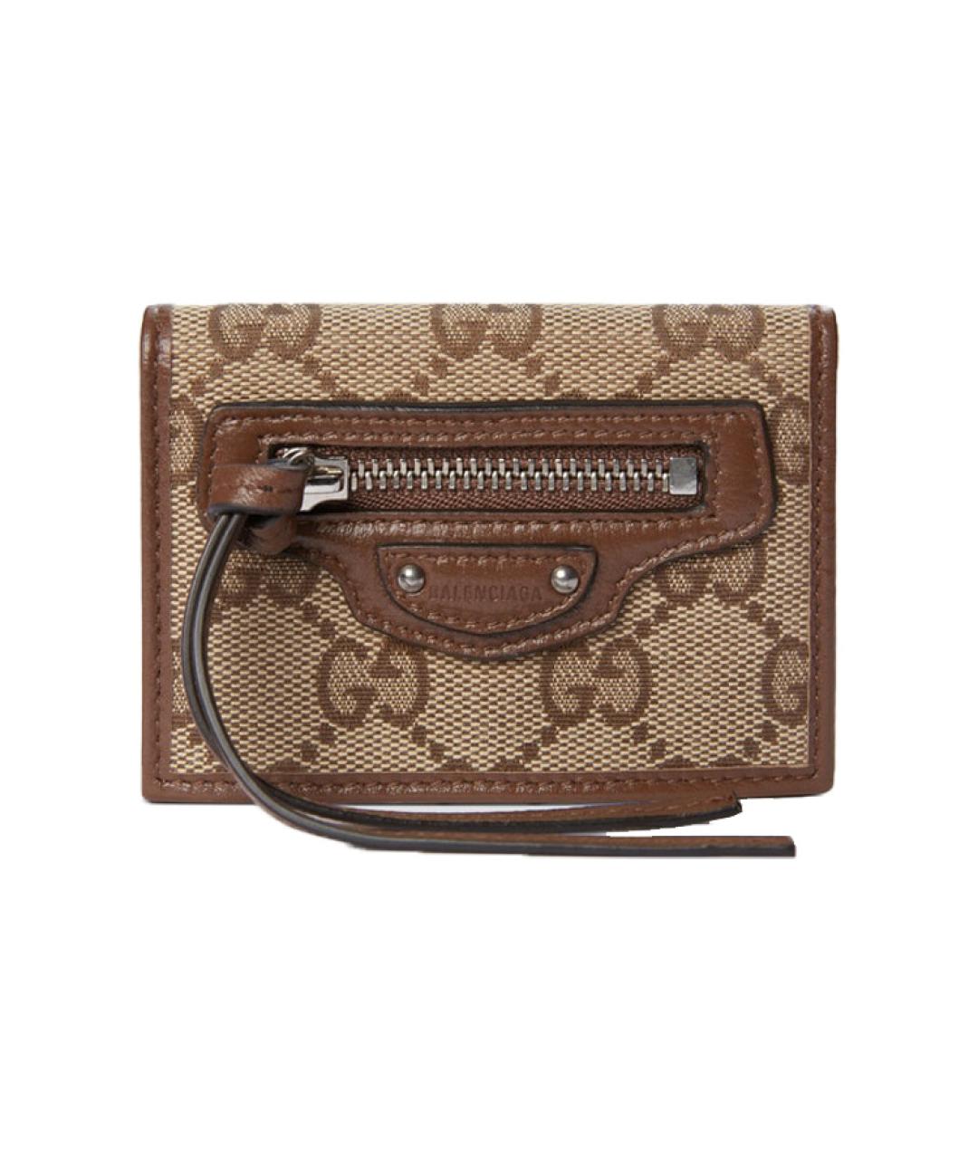 GUCCI Коричневый кошелек, фото 1