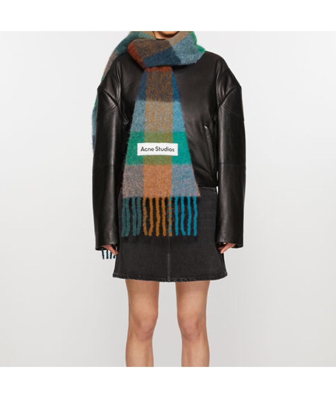 ACNE STUDIOS Мульти кашемировый шарф, фото 2