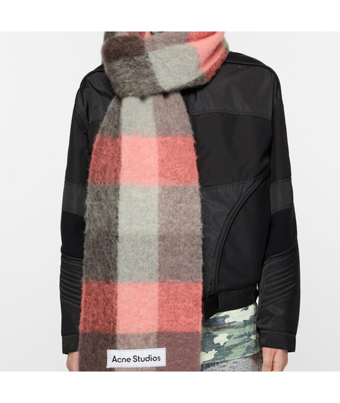 ACNE STUDIOS Мульти шерстяной шарф, фото 2