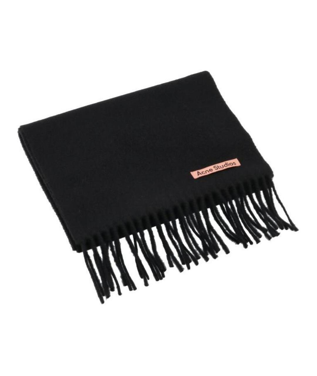 ACNE STUDIOS Черный шарф, фото 5