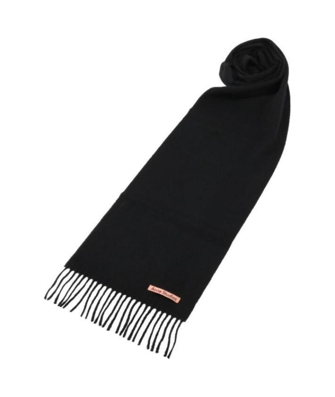 ACNE STUDIOS Черный шарф, фото 4
