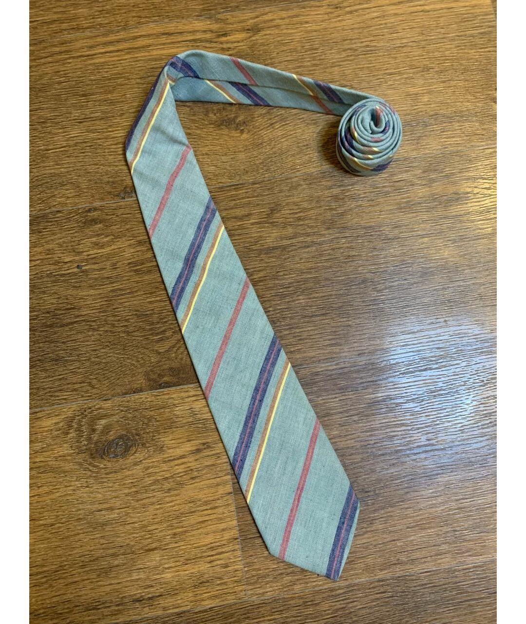 FENDI VINTAGE Мульти шелковый галстук, фото 2
