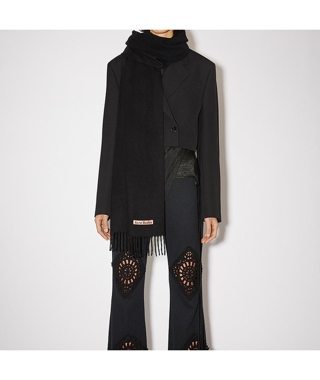 ACNE STUDIOS Черный шарф, фото 3