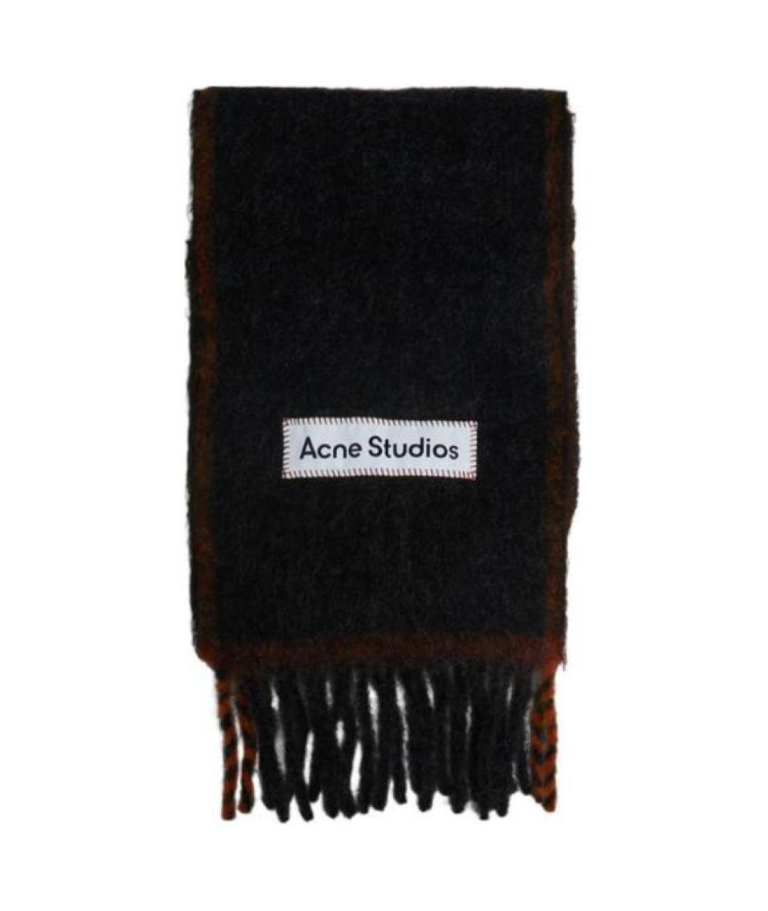 ACNE STUDIOS Черный шарф, фото 3