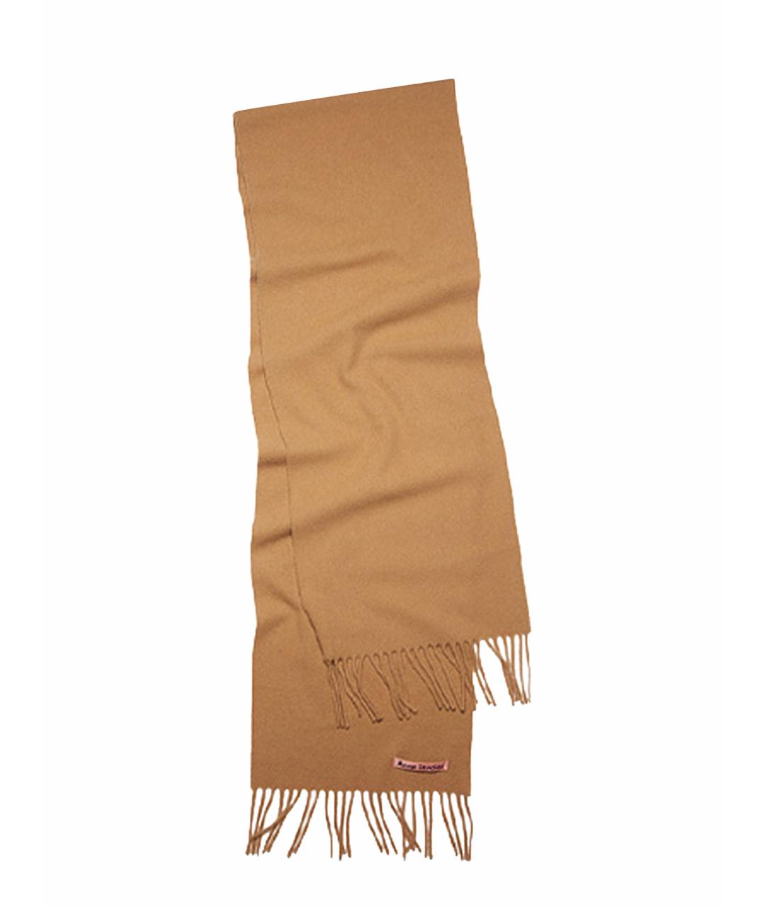 ACNE STUDIOS Коричневый шарф, фото 1