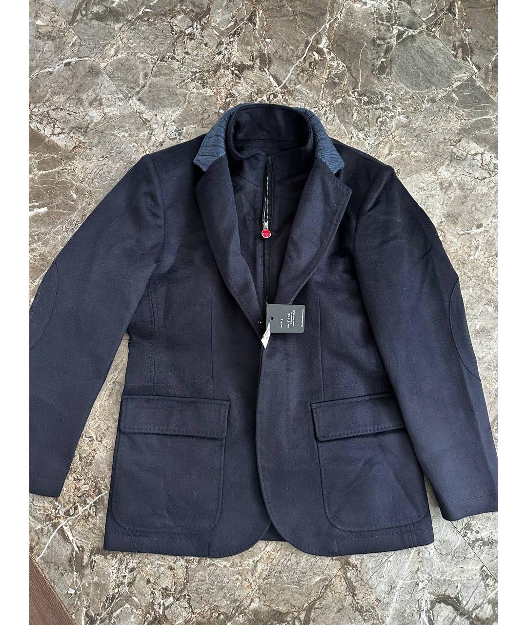 KITON Темно-синий кашемировый пиджак, фото 6