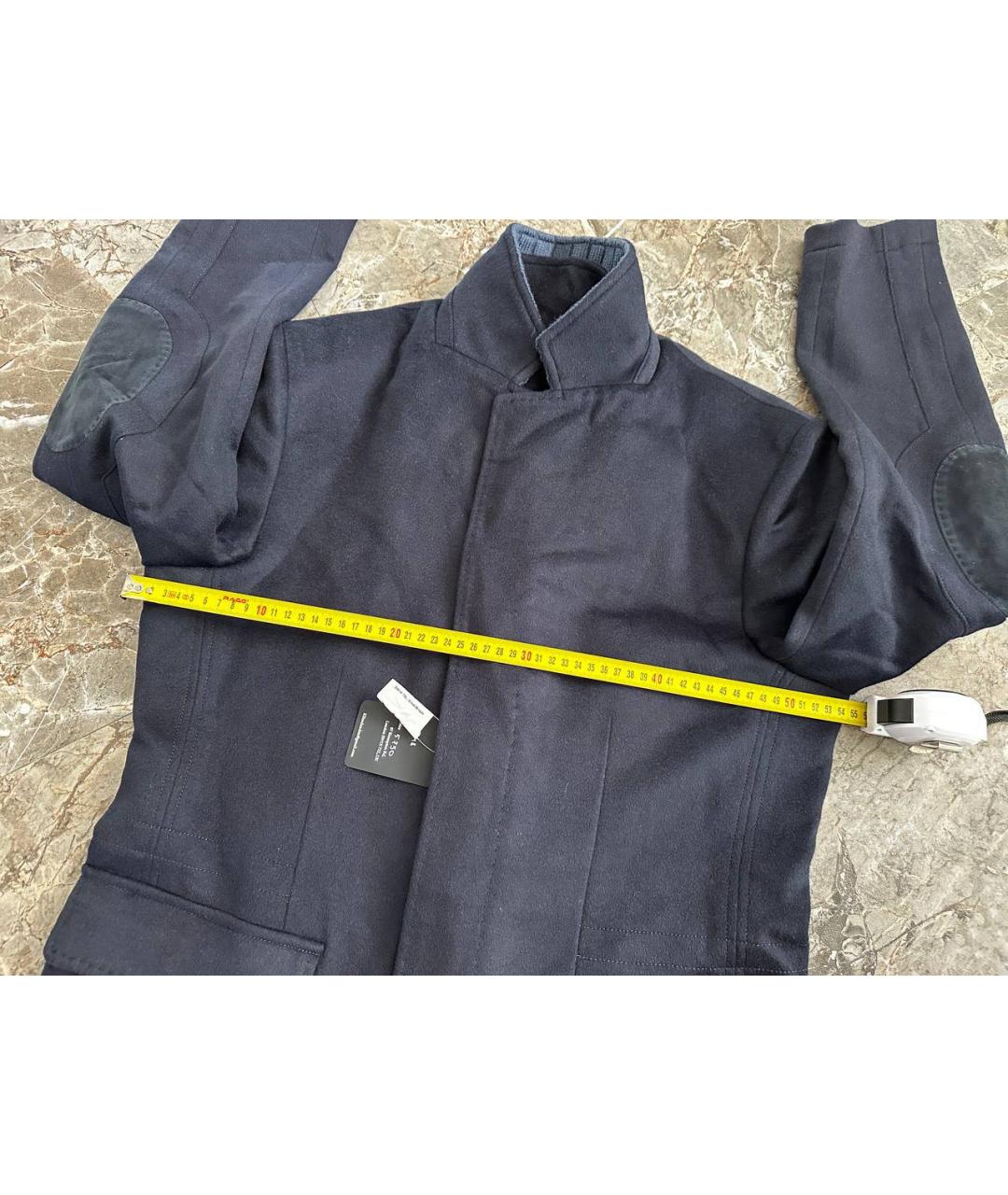 KITON Темно-синий кашемировый пиджак, фото 2