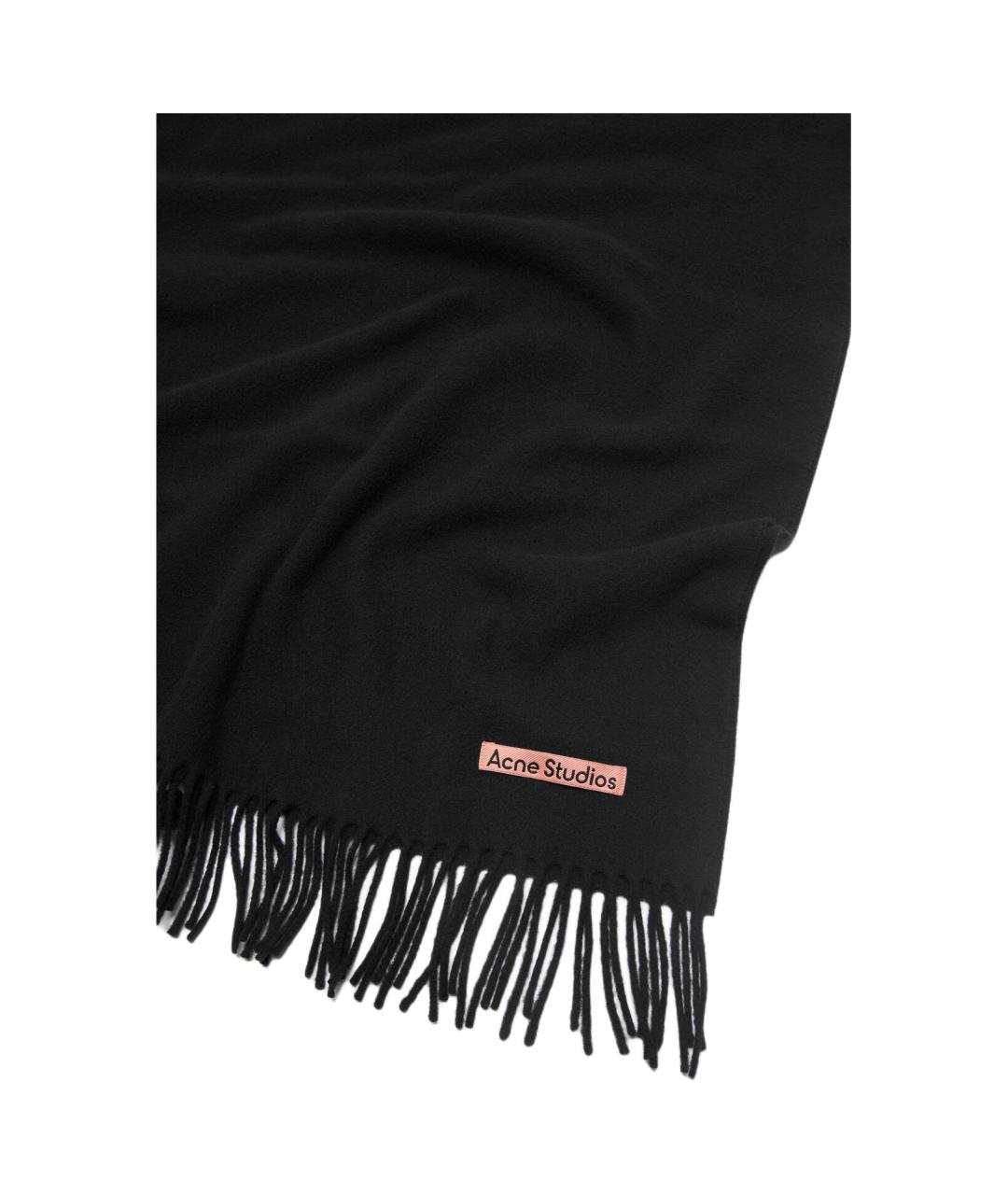 ACNE STUDIOS Черный шарф, фото 2