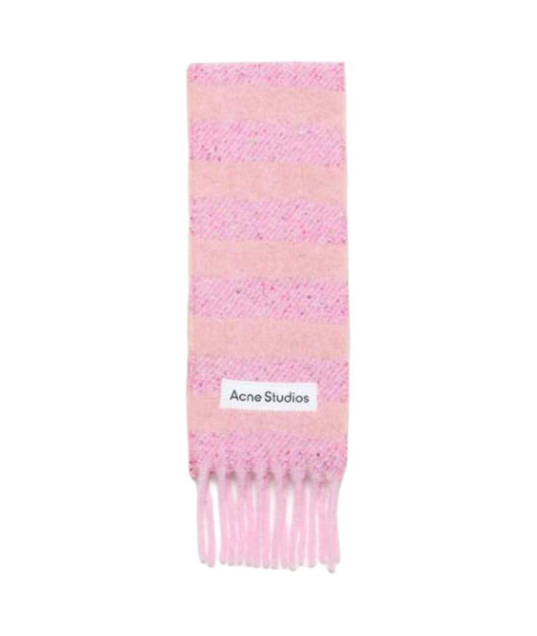 ACNE STUDIOS Розовый шарф, фото 5